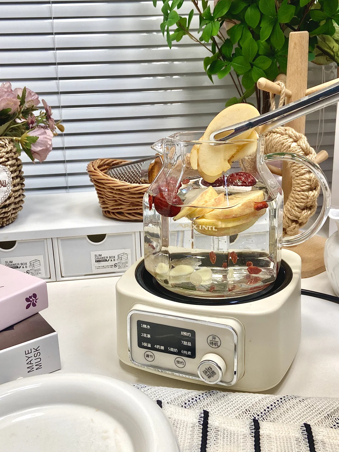 秋冬热饮～苹果红茶水果茶