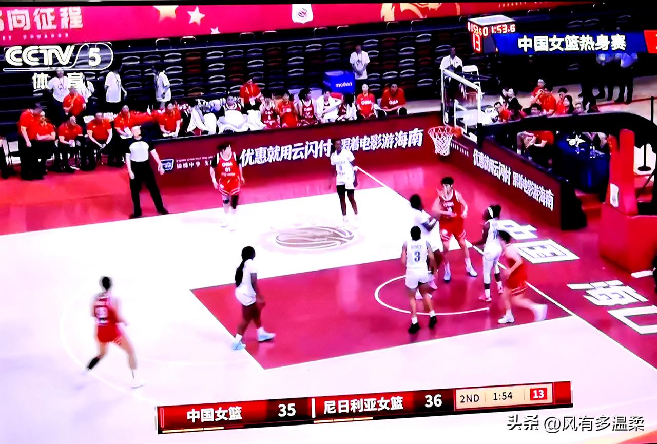 中国女篮与尼日利亚的两场热身赛，比赛成了张子宇的独角戏，外线不开，这样的队伍世界