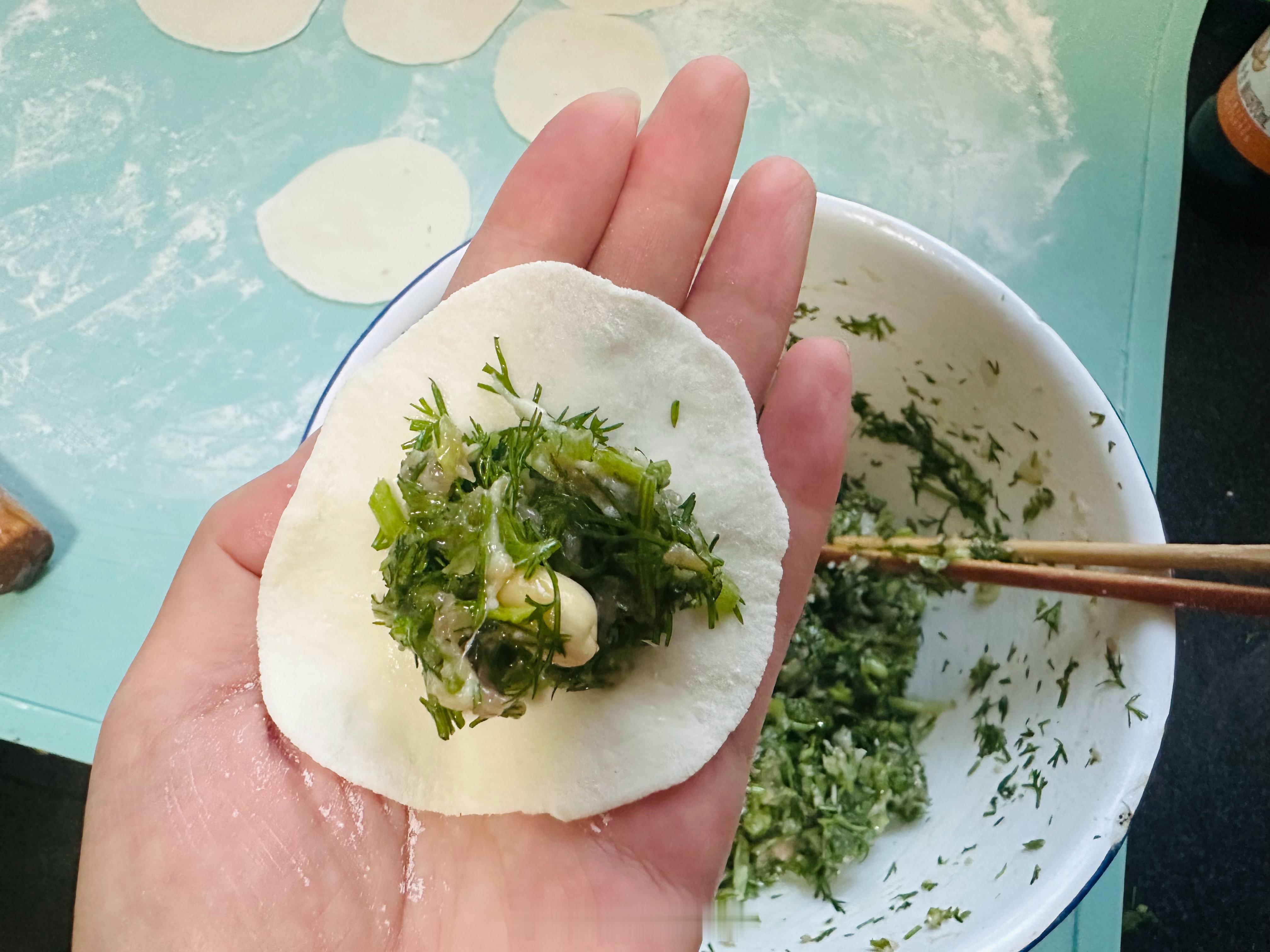 年夜饭 🥟今日份手工✅  