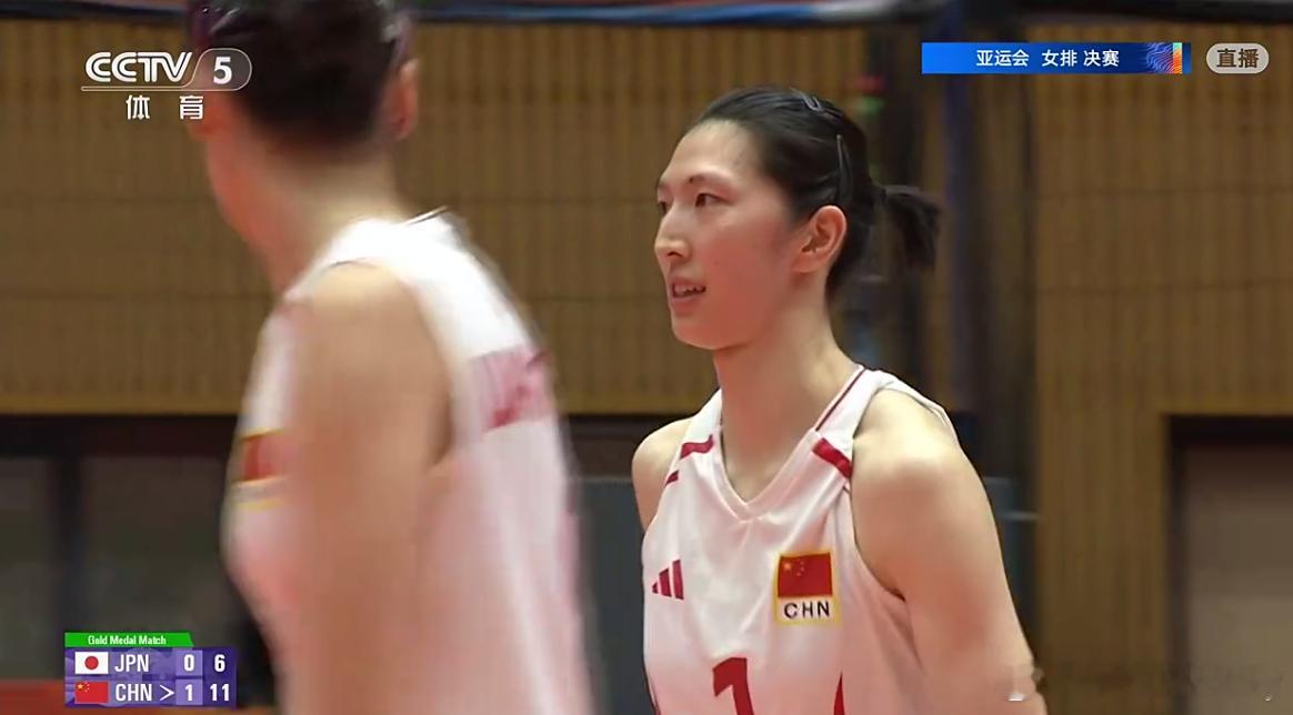 亚运女排决赛中国2比0日本 （25-19 25-20）🔥，吴梦洁砍下17分。中