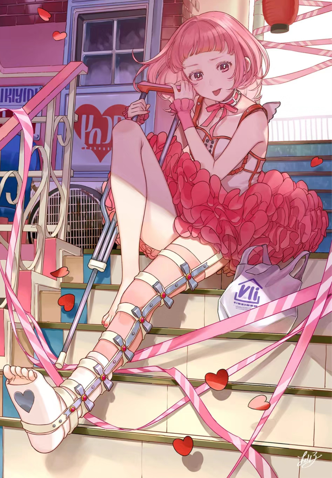 审美提升丨宝藏插画师：chie_rico画作品以少女主題，姿恋活泼灵动，又巧妙运
