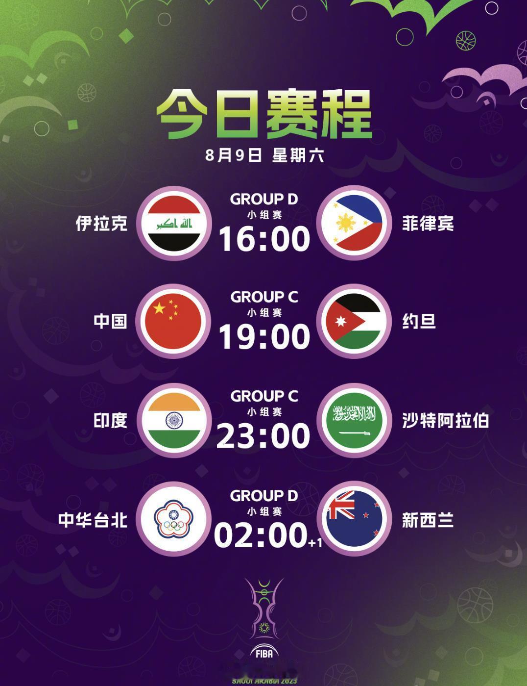 2025男篮亚洲杯 今日19点，当地14点[拳头] ​​​