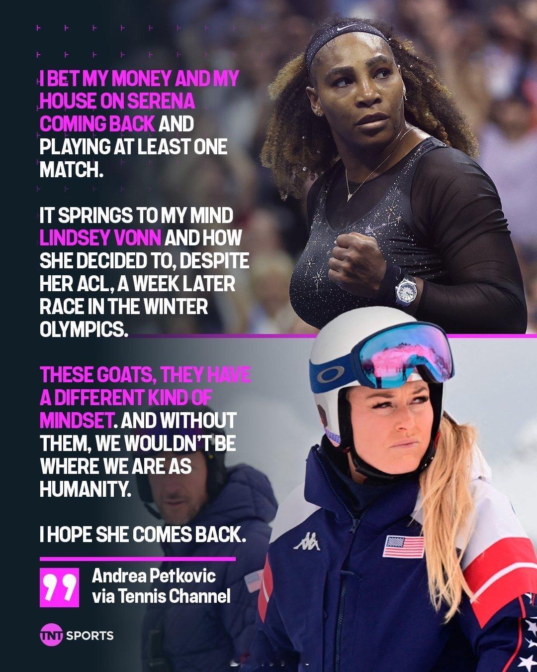 小威在2月22日结束了为期六个月的药物检测复检期，已经具备参赛资格佩特科维奇称相