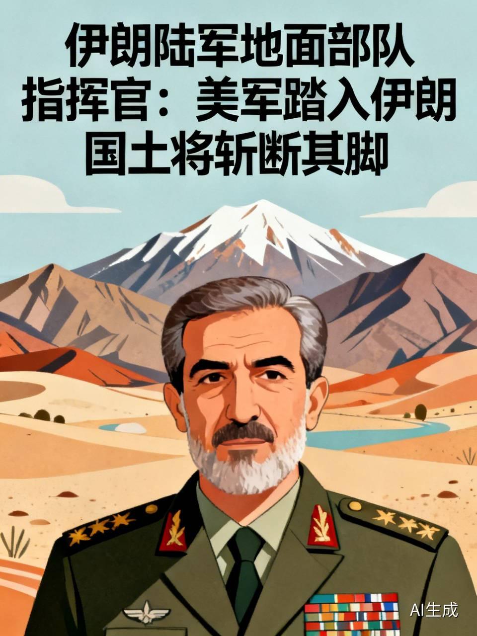 伊朗放出"砍脚令"：美军一旦踏入伊朗国土，允许直接动手——这不是嘴炮，是划死红线