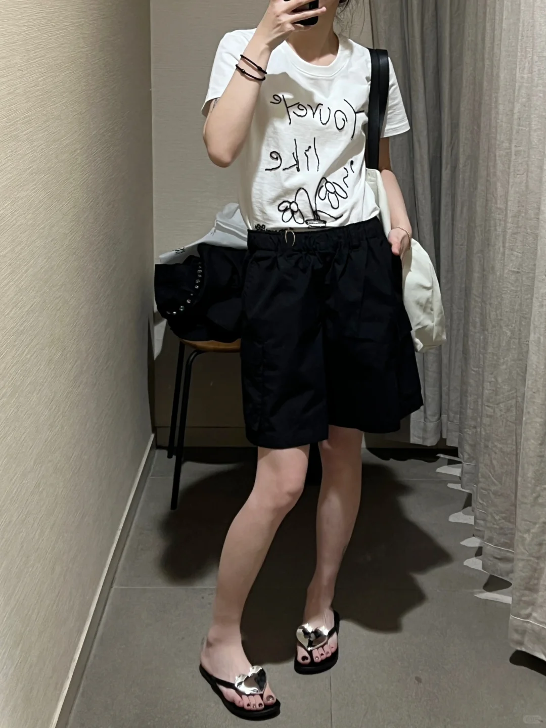 Muji 新品汉麻短裤短袖版型绝了！