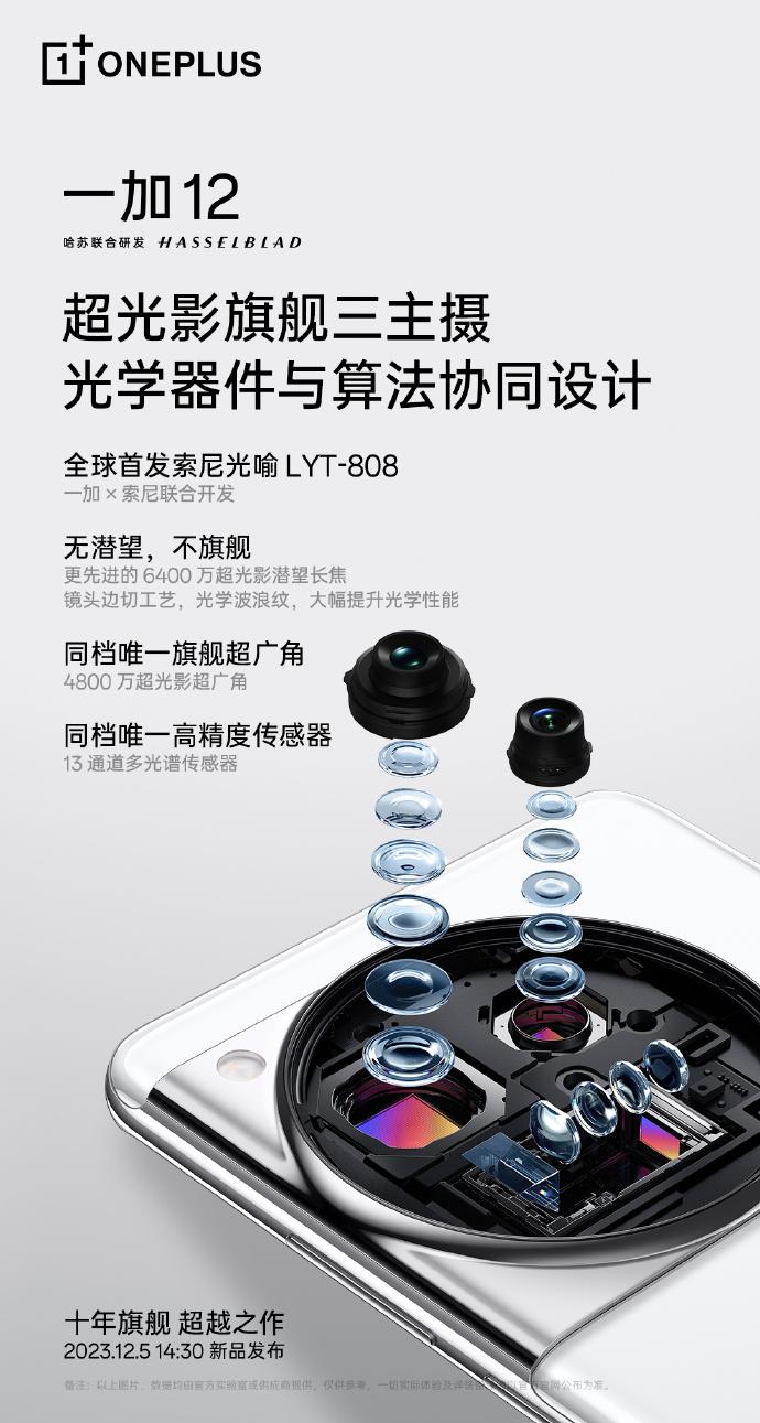 一加12这次影像硬件方面还是很豪华的！[惊喜]