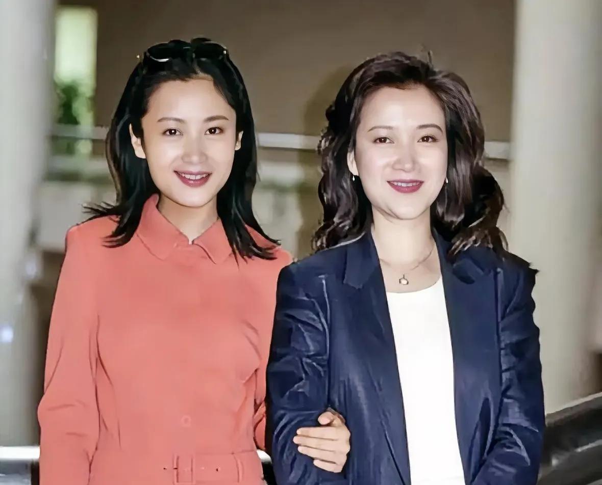 陈红和何晴同框，
区别太大了，
一个洋气，
一个土气，
一个出众，
一个普通，