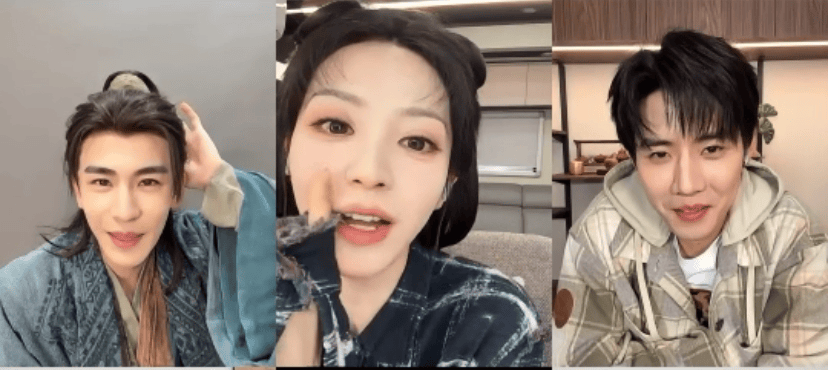 任豪逐玉领嗑员 听到“水里那场戏”，任豪那个“懂的都懂”的笑容，直接把直播变成了