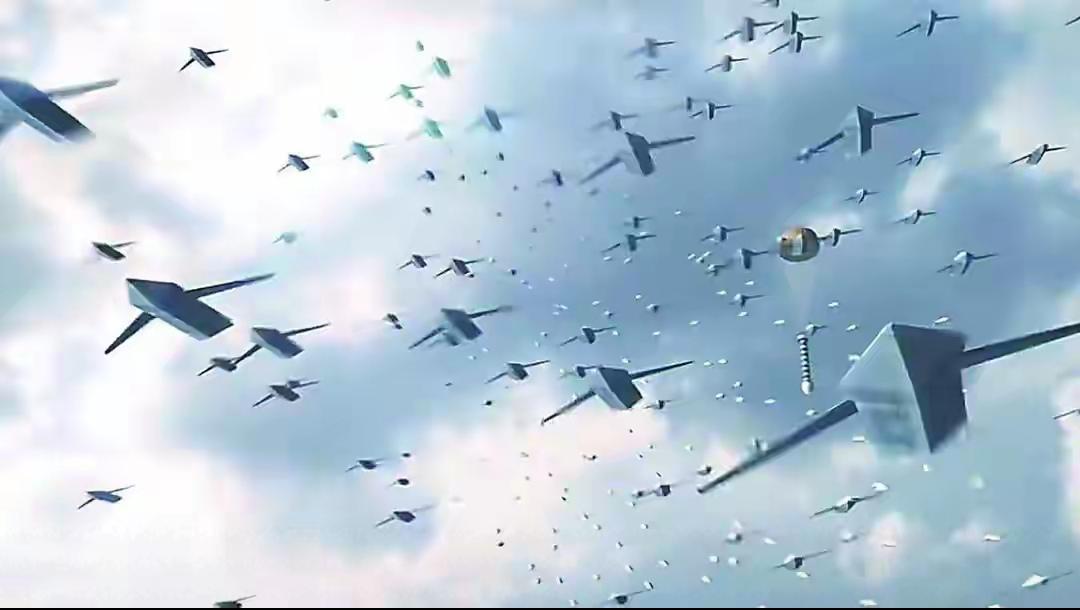 无人机月产70万架，这明显是“人海战术”变成了“蜂群攻击”，让对手崩溃了吧？拦截