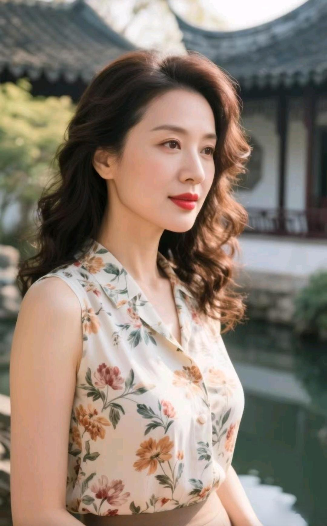 50岁的女人要魅力无限，关键在于‌内外兼修，以从容自信为底色，以得体优雅为表达‌