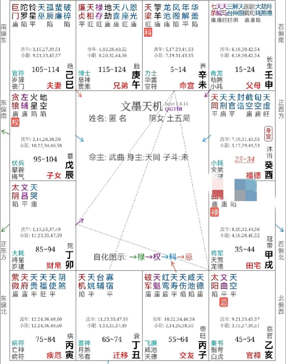 紫微斗数大运命财事解析：
命主是一个善于学习，做事有逻辑的人，同时说话也比较直接