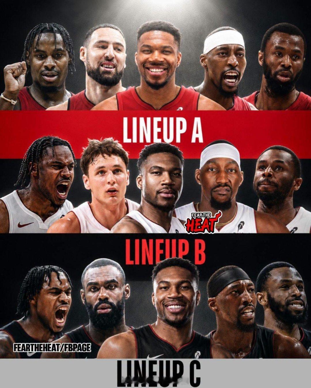 新赛季的热火首发阵容，你觉得选哪个最好nba