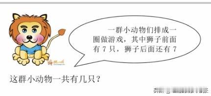 一年级排队问题的思维训练题很有意思，还是期末必考重难点。很多孩子容易把“第几”和