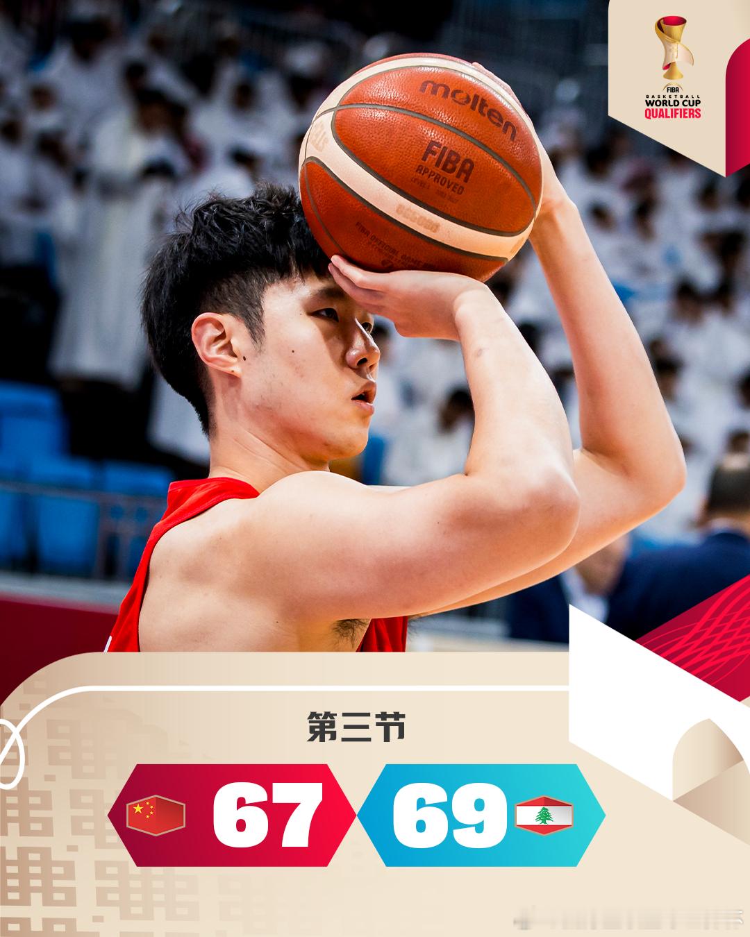 2027FIBA世界杯 亚洲区预选赛第4️⃣窗口期第4️⃣比赛日中国男篮vs黎巴