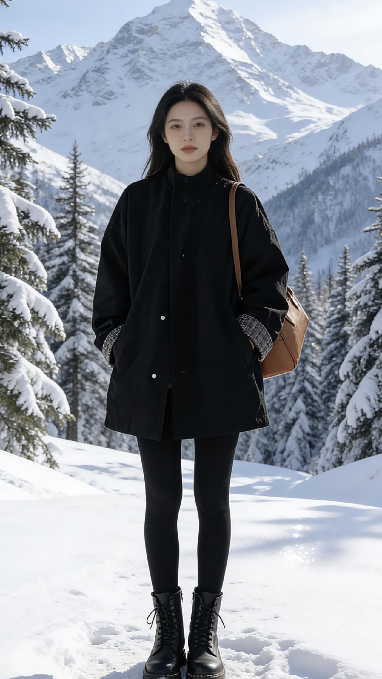 这也太好看了 保暖穿搭 棉服也能穿出时尚感 女装穿搭 穿搭不重样