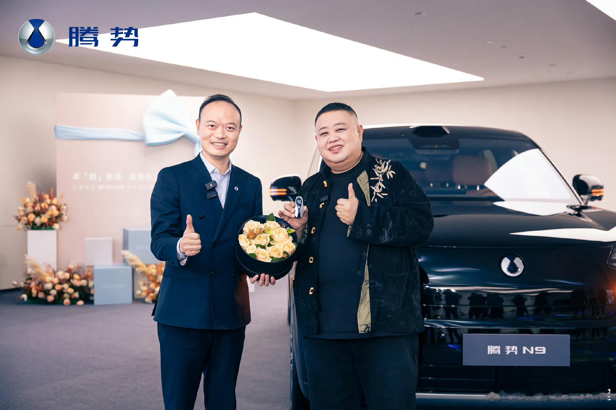 “胖子孙越”认证=空间免检！腾势N9这波联动太会了，相声界的“吨位担当”都夸好，