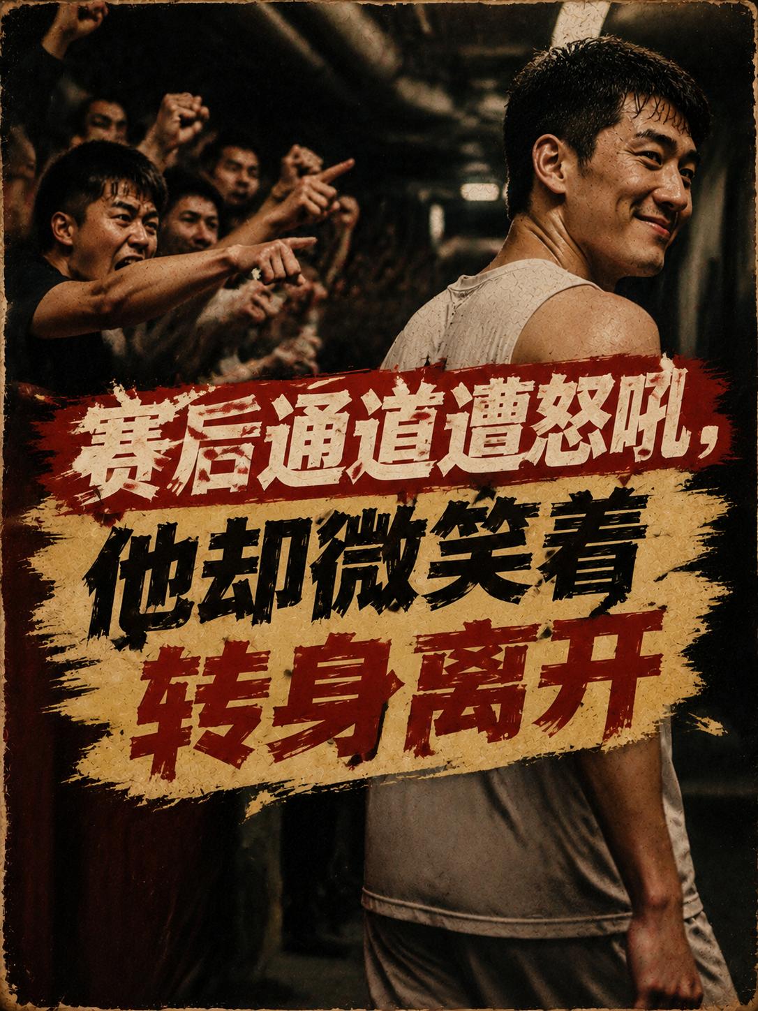 赛后通道球迷怒吼‘赵睿滚蛋’，他却微笑着转身离开…随后，他就在自己的社交媒体上发