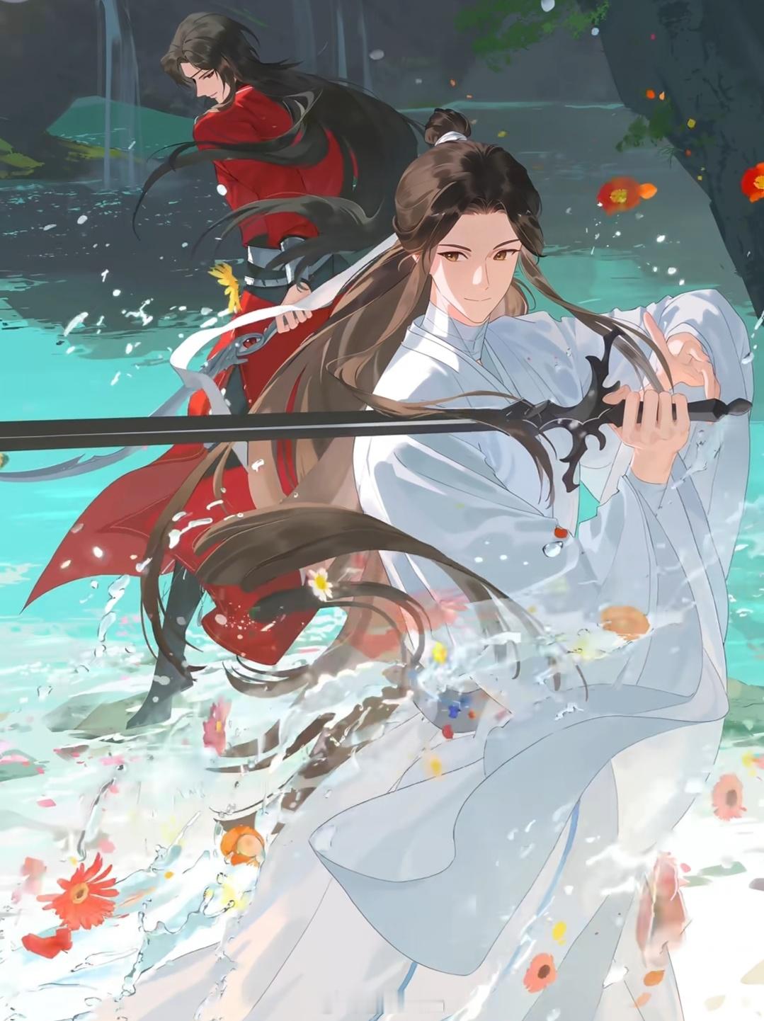 天官赐福花怜 动画花怜生辰图！🌹 