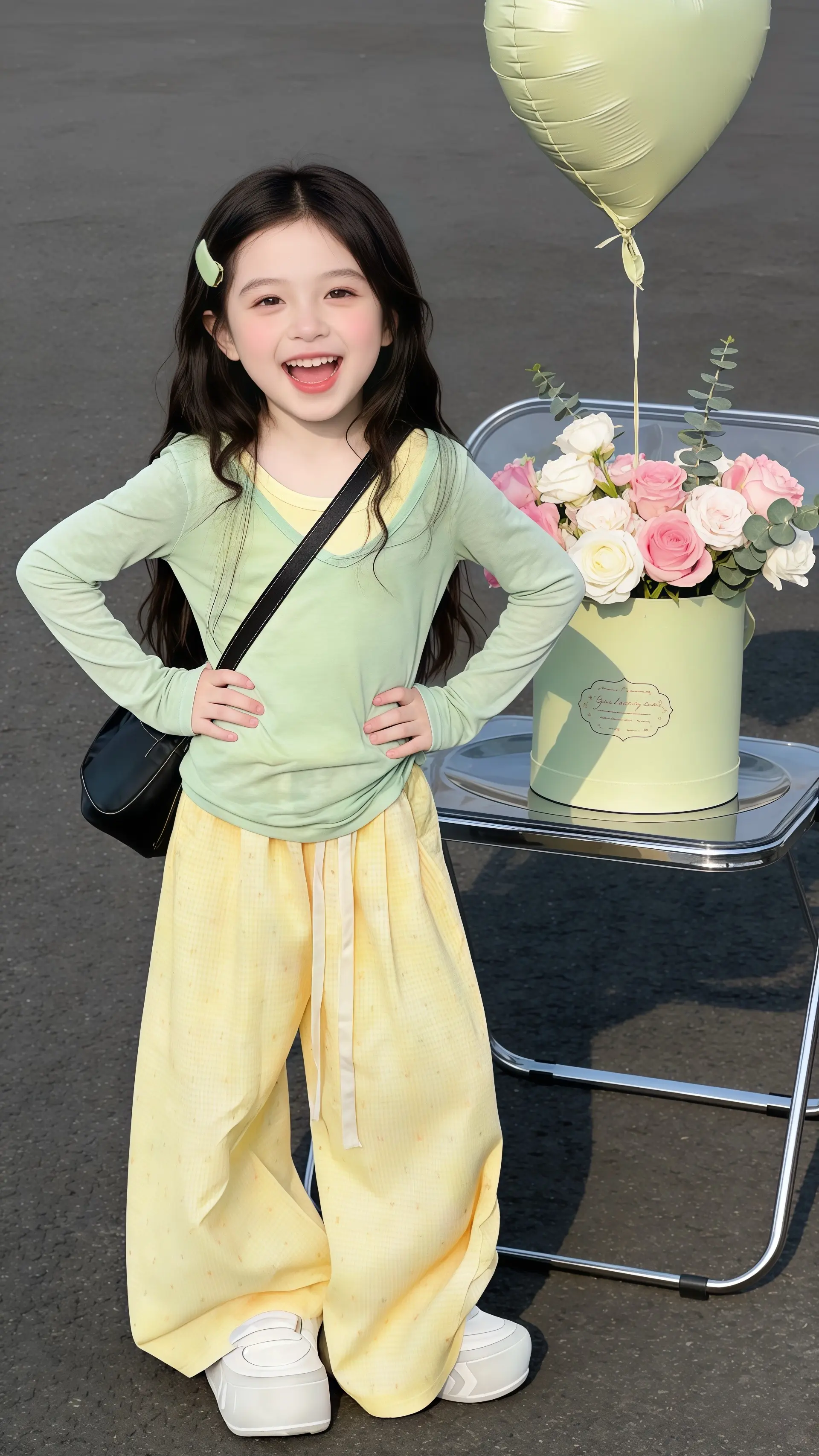 生女儿就是用来打扮的 甜酷女孩有自己的早春穿搭打开春季罩衫穿搭思路新春...