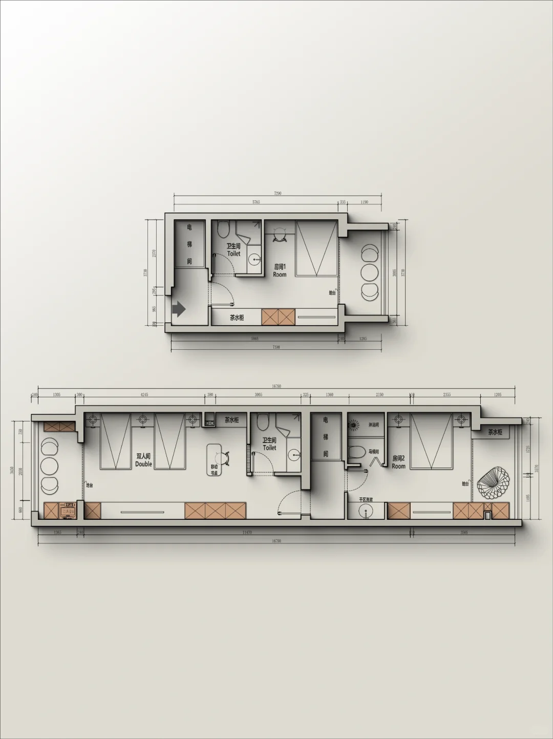 🍁户型改造丨云南85m²小民宿户型优化