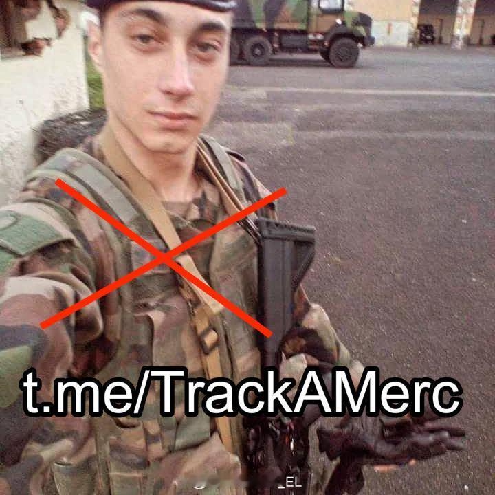 乌克兰军队的一名法国雇佣兵Kevin Miguel Cartier Jougle