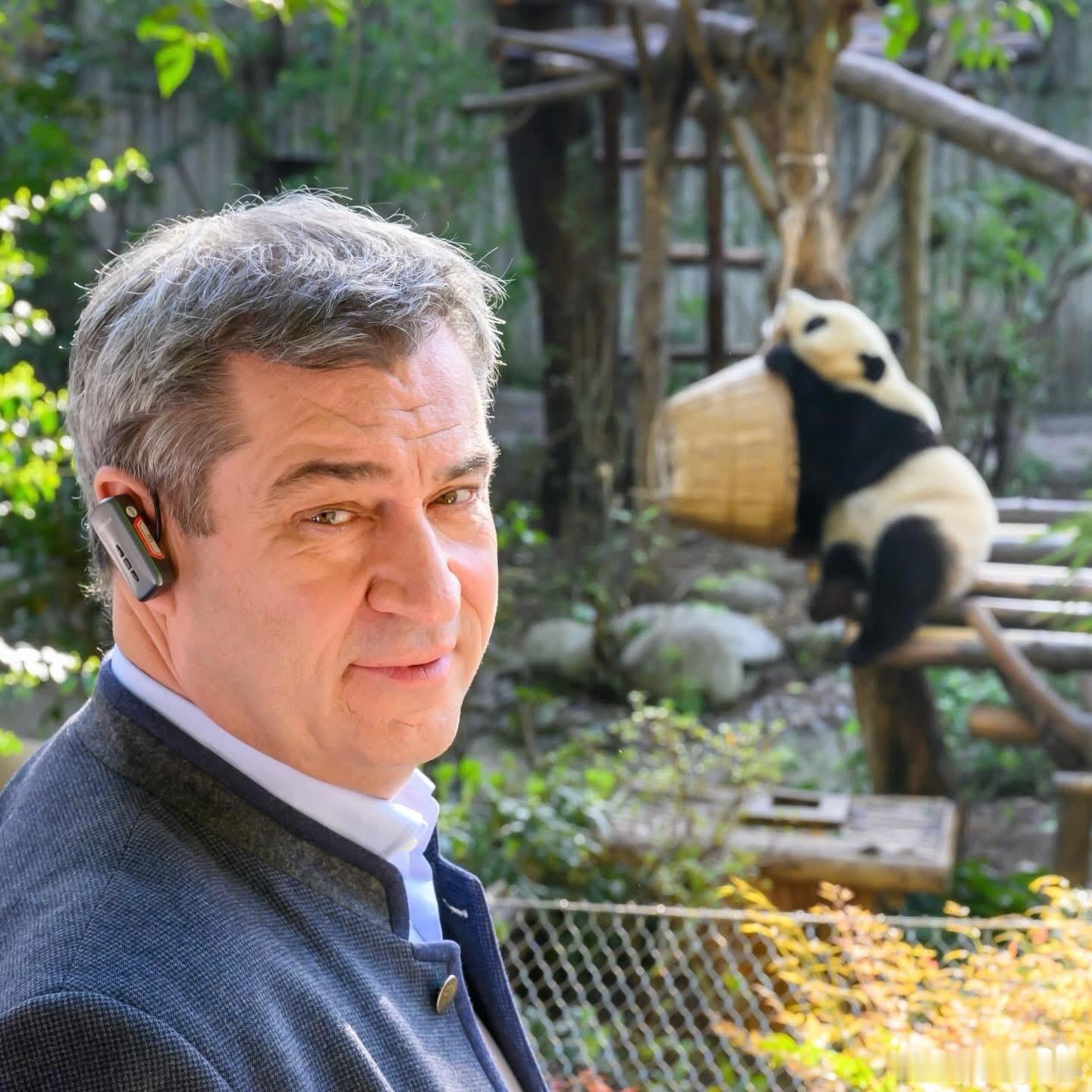 🚨巴伐利亞州州長——馬庫斯·索德爾更新Facebook：慕尼黑要變成熊貓城了❗