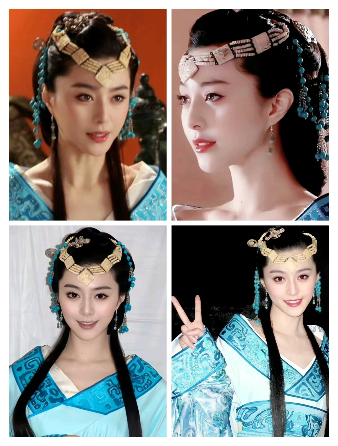 这是妲己最美的一套造型吧！