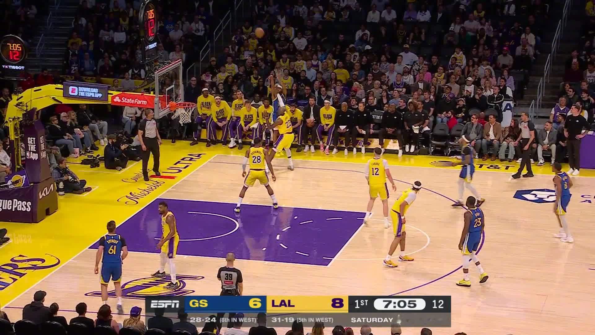 穆迪完成四分打🔥勇士vs湖人