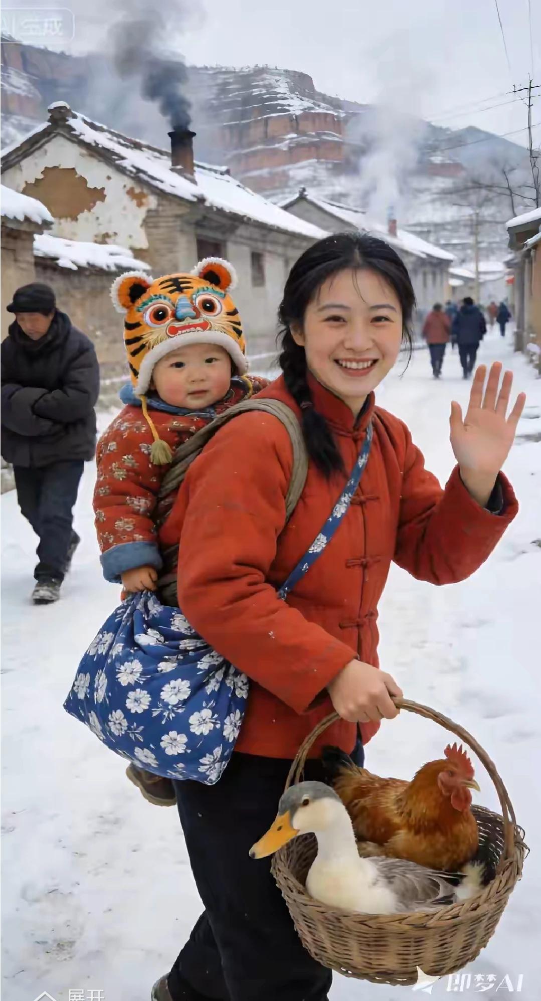 悠悠岁月情，满脸笑容容。曾经那个年代，我们都经历过。生活不富裕，但是充满了希望，