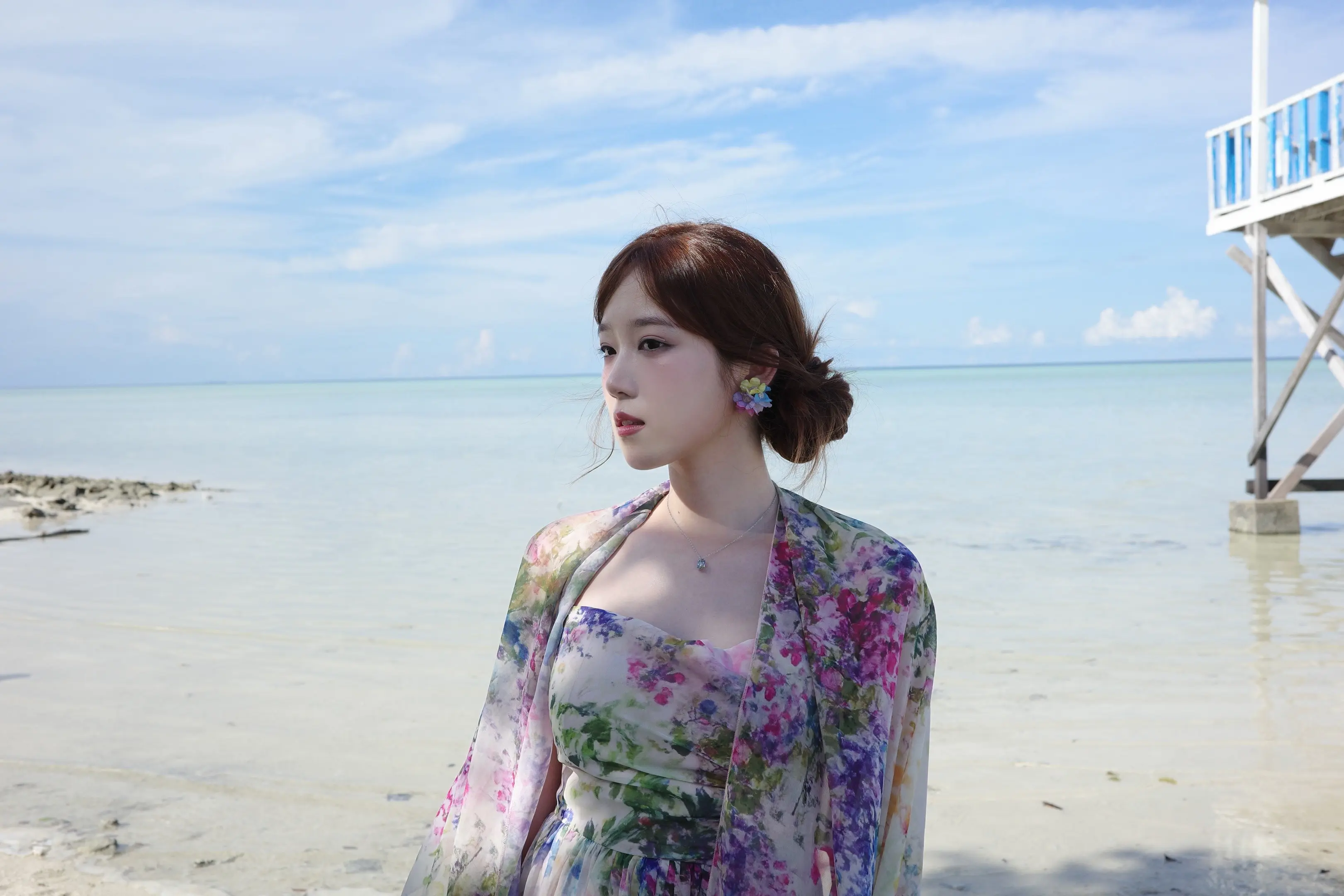 想把你留在这里～