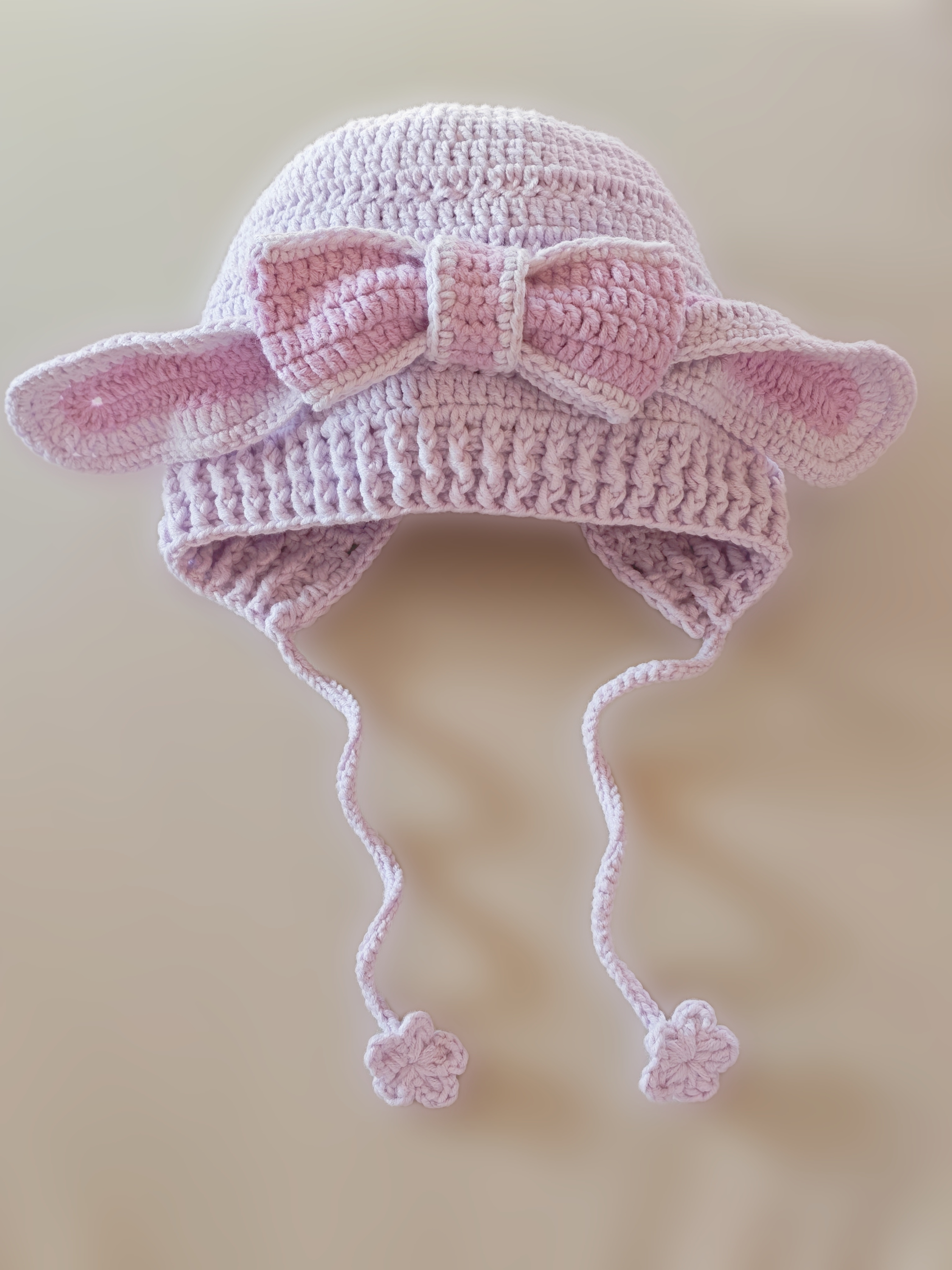 董秘给闺女勾的新帽子，我先试一试[笑cry][笑cry][笑cry] ​​​