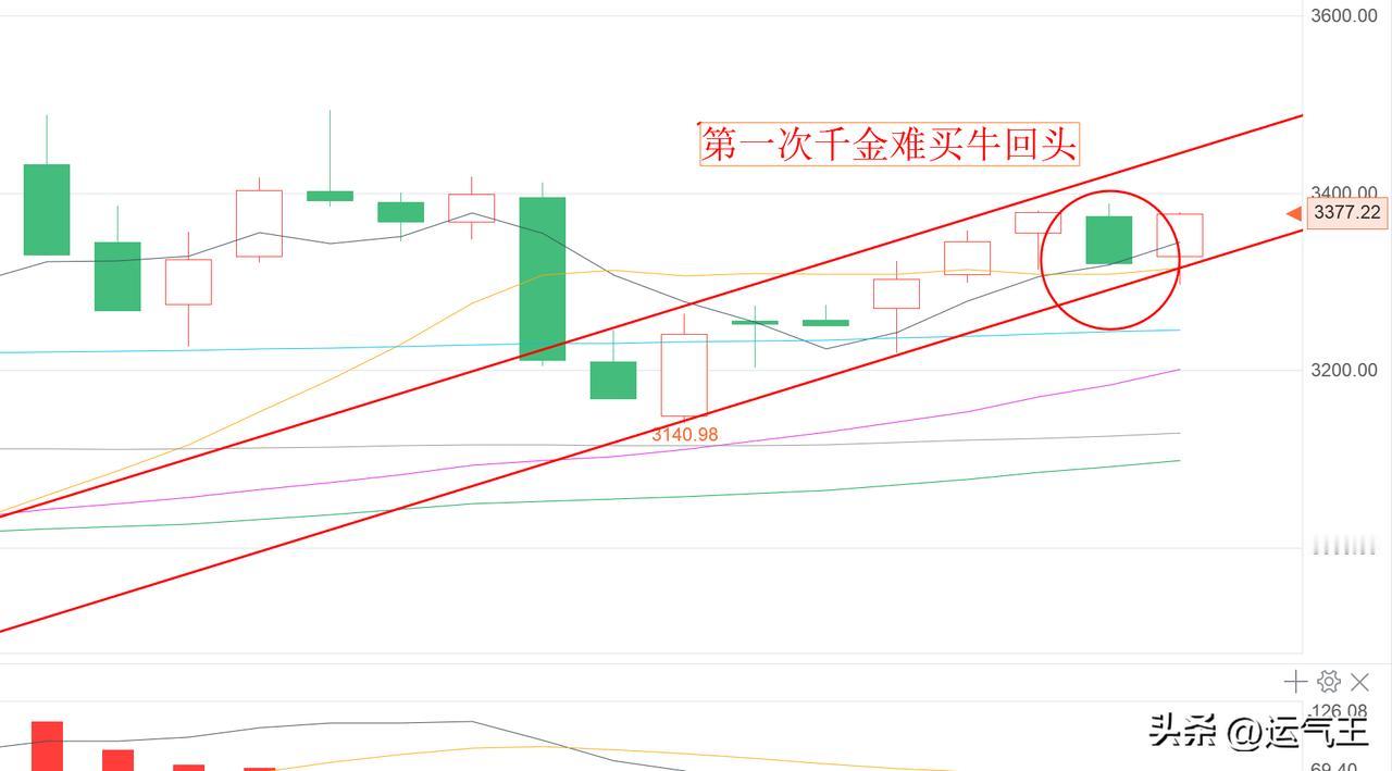 2月28日至3月4日的下跌是主力第一次给我们广大散户灌输“千金难买牛回头”的观点