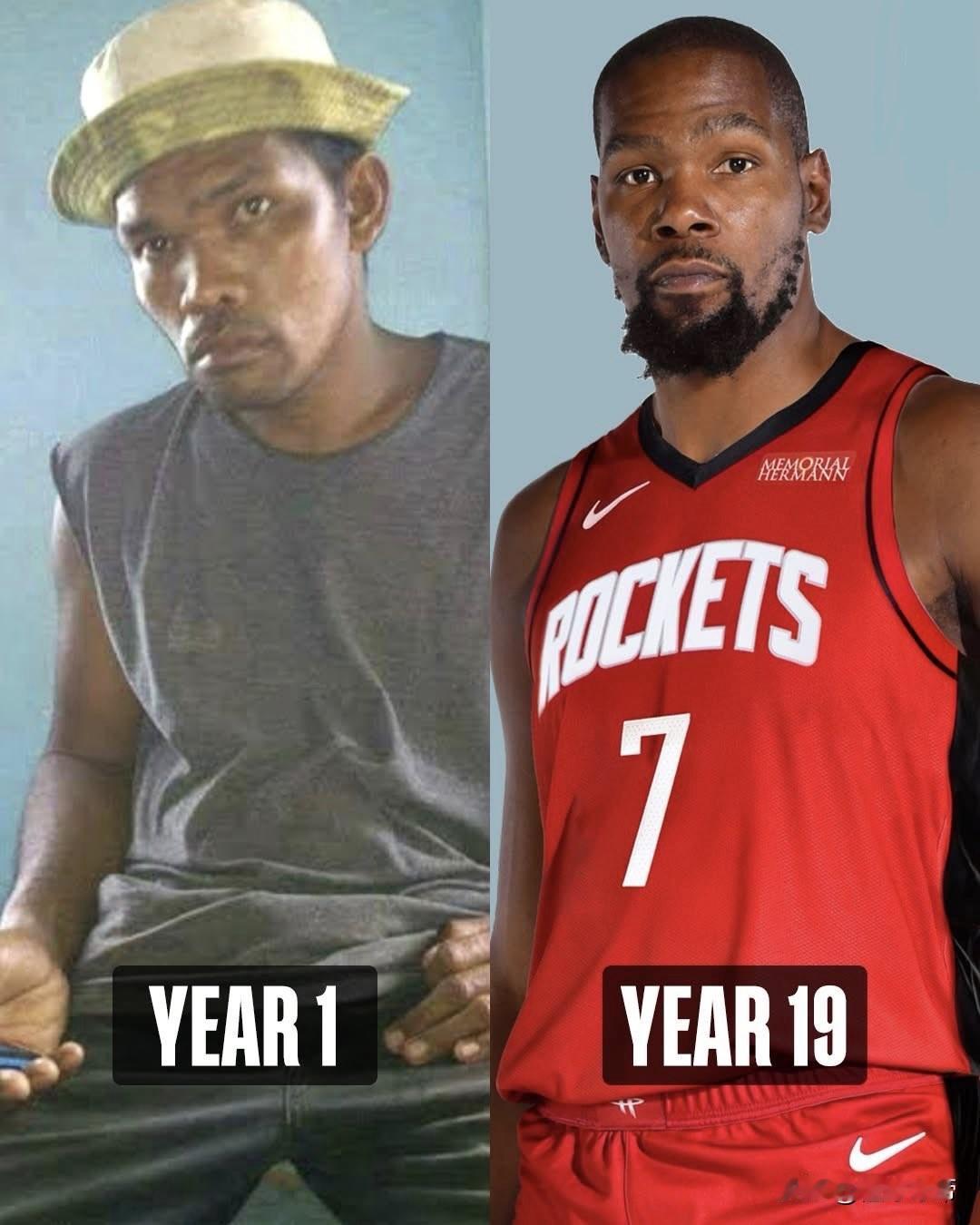 气质这一块无人能敌，杜兰特打了19年NBA气质一直没变！

刚进NBA的时候，杜