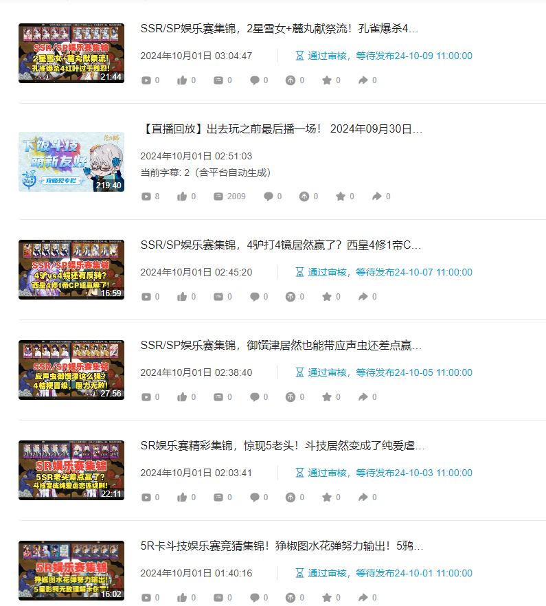 国庆出去玩，怕大家饭吃不好，连夜发了5期定时发布视频。他真的，我哭死。 ​​​