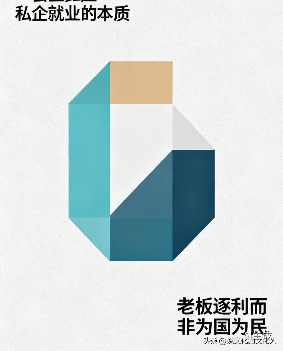 有人在我的文章下面留言说私企解决了大量的就业，否定我发展国企的文章。

私企所谓