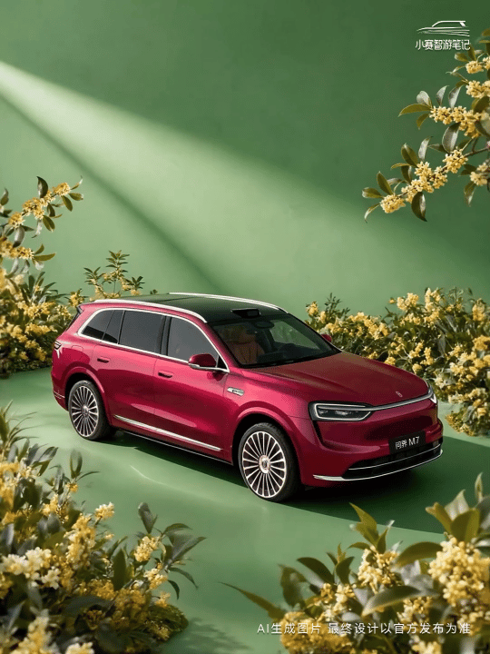 撷取秋日芬芳，定格轻奢质感。全新问界M7 幸福旗舰，优雅天成。 ​​​