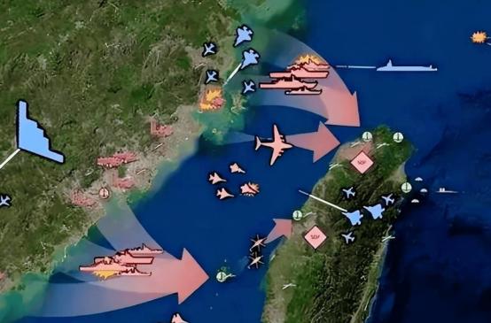 咱们一旦动手收台，就得一个打六个？美国、日本、韩国、菲律宾、澳大利亚、印度全得扑