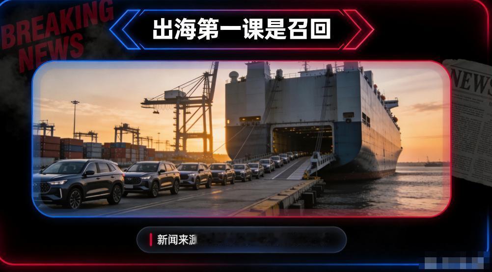 奇瑞这次在马来西亚召回OMODA 5，真正需要重视的，不只是召回了多少辆车！
