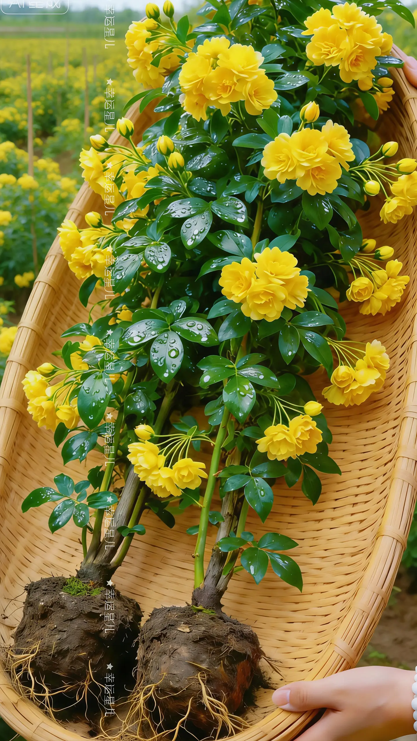 春日庭院的温柔主角✨！重瓣黄木香花苗登场，满枝鎏金，新手也能轻松打造瀑...