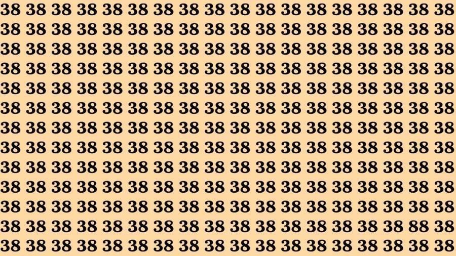 【数字寻异挑战】查看下方数字序列，满屏重复的“38”中藏有一个不同项。请集中精力