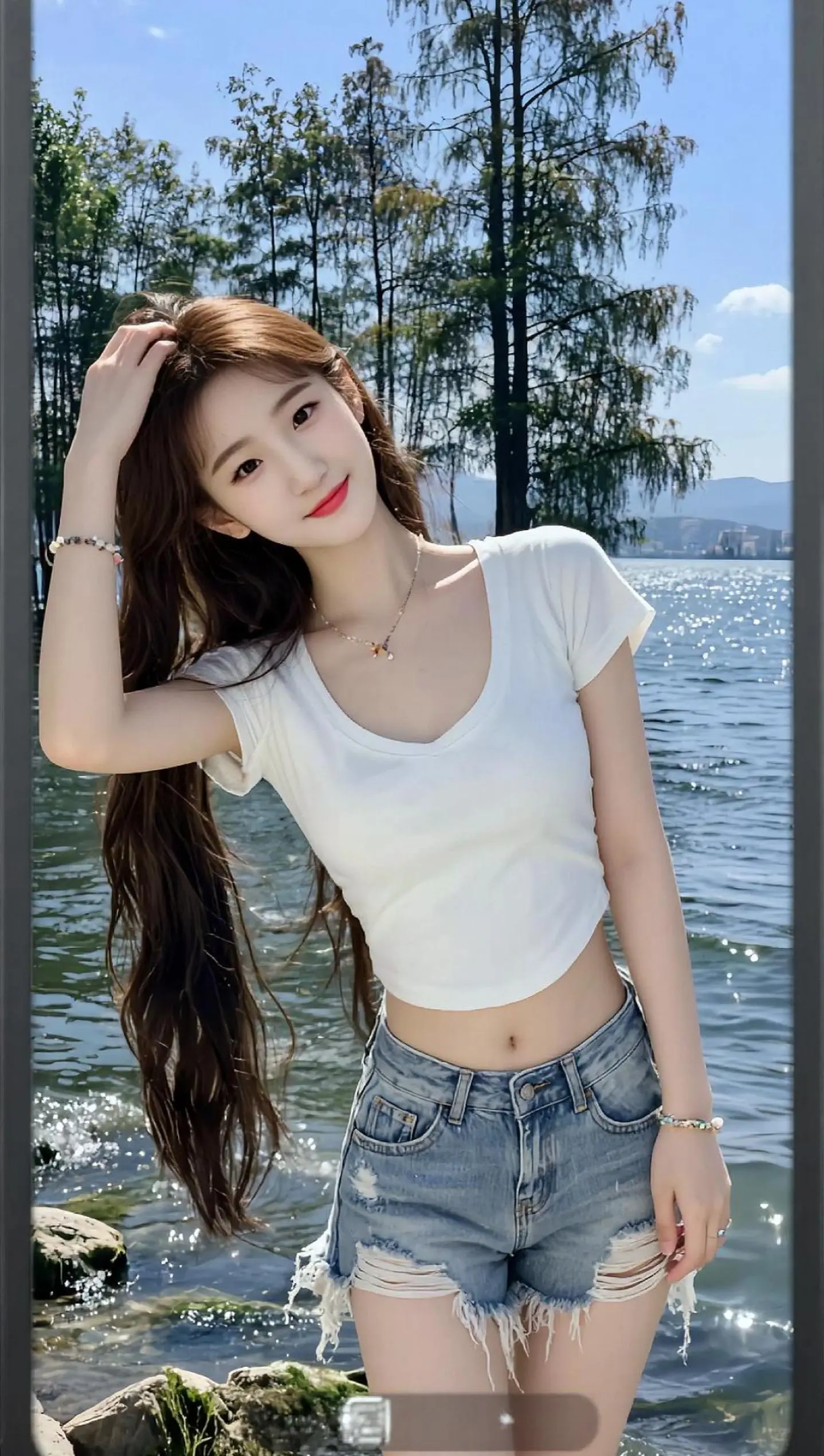 AI湖畔清新拍 ai创作