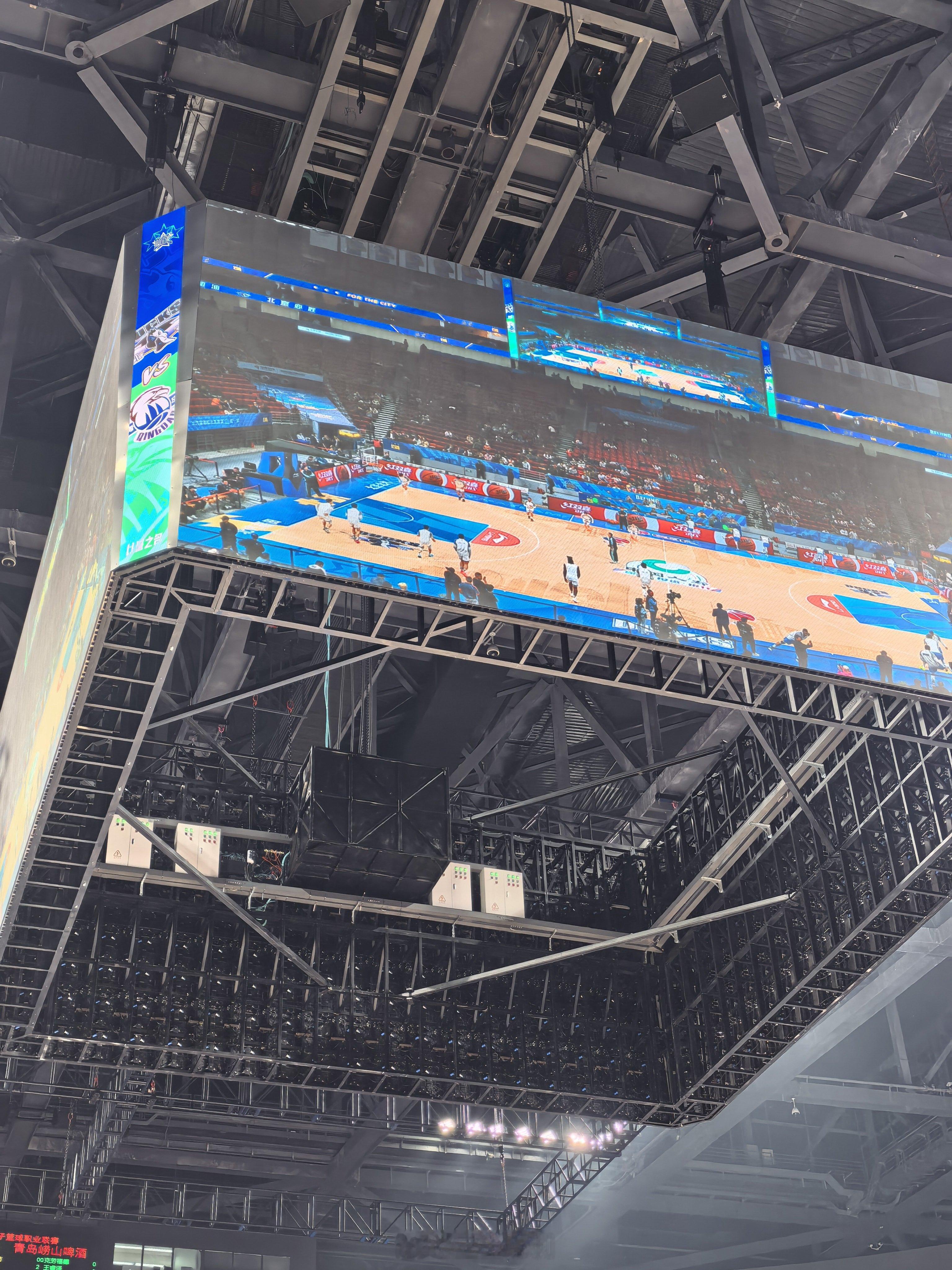 北京男篮vs青岛男篮 老塔复出！ 北京·五棵松