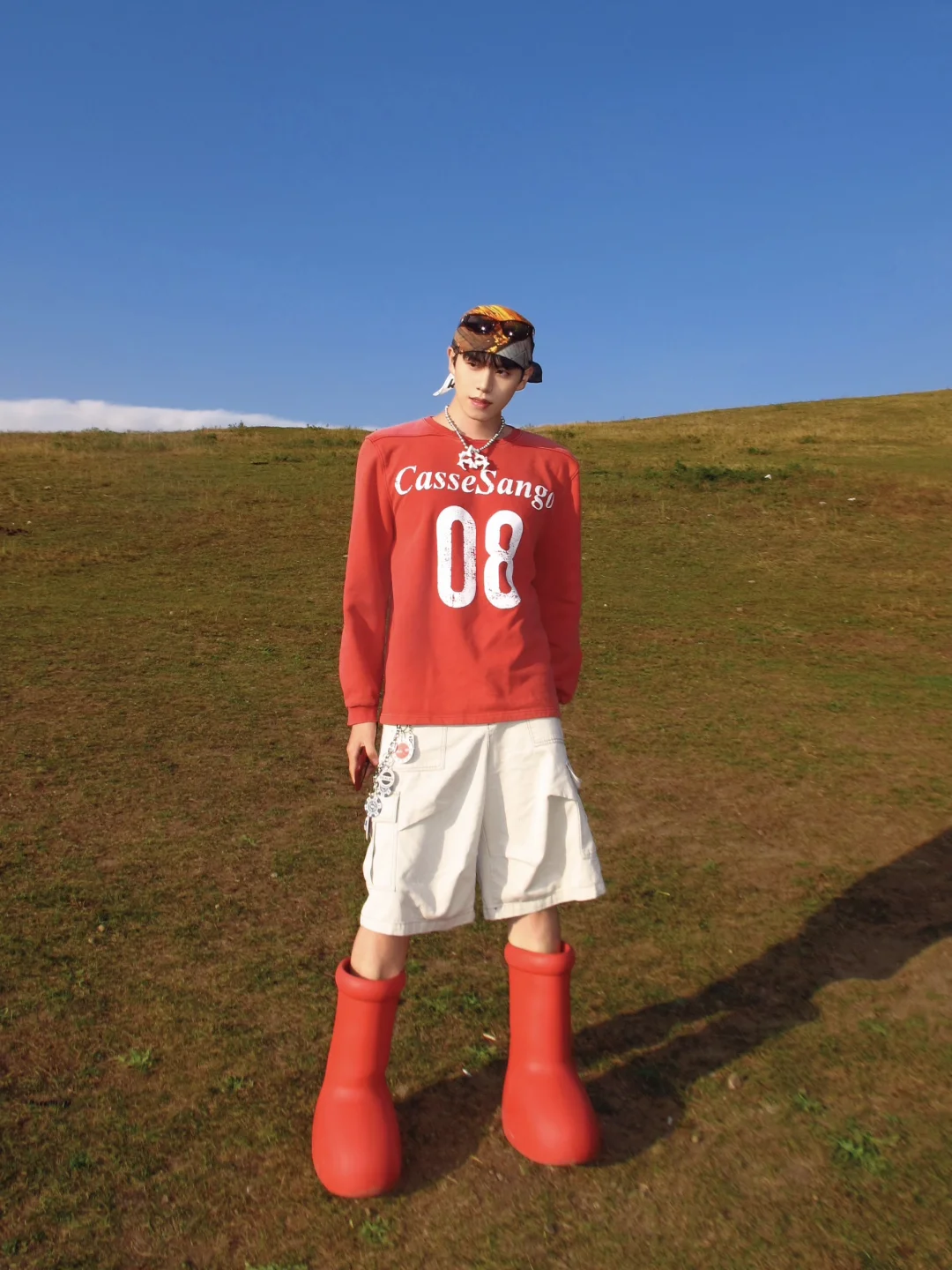 朋友说我穿得像颗番茄🍅