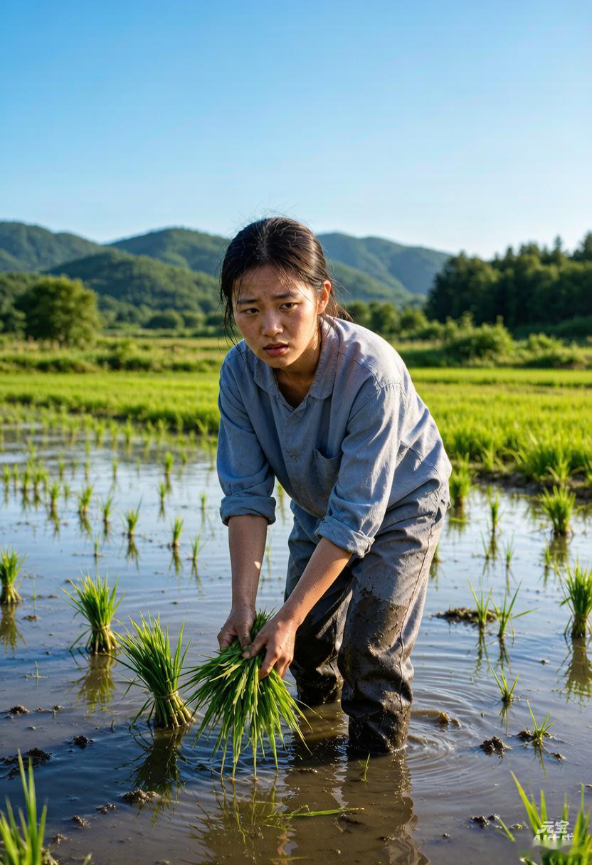 潮汕女子嫁到五常吐槽插秧累远嫁黑龙江五常的潮汕姑娘，最近晒出自己跟着婆家下田插秧