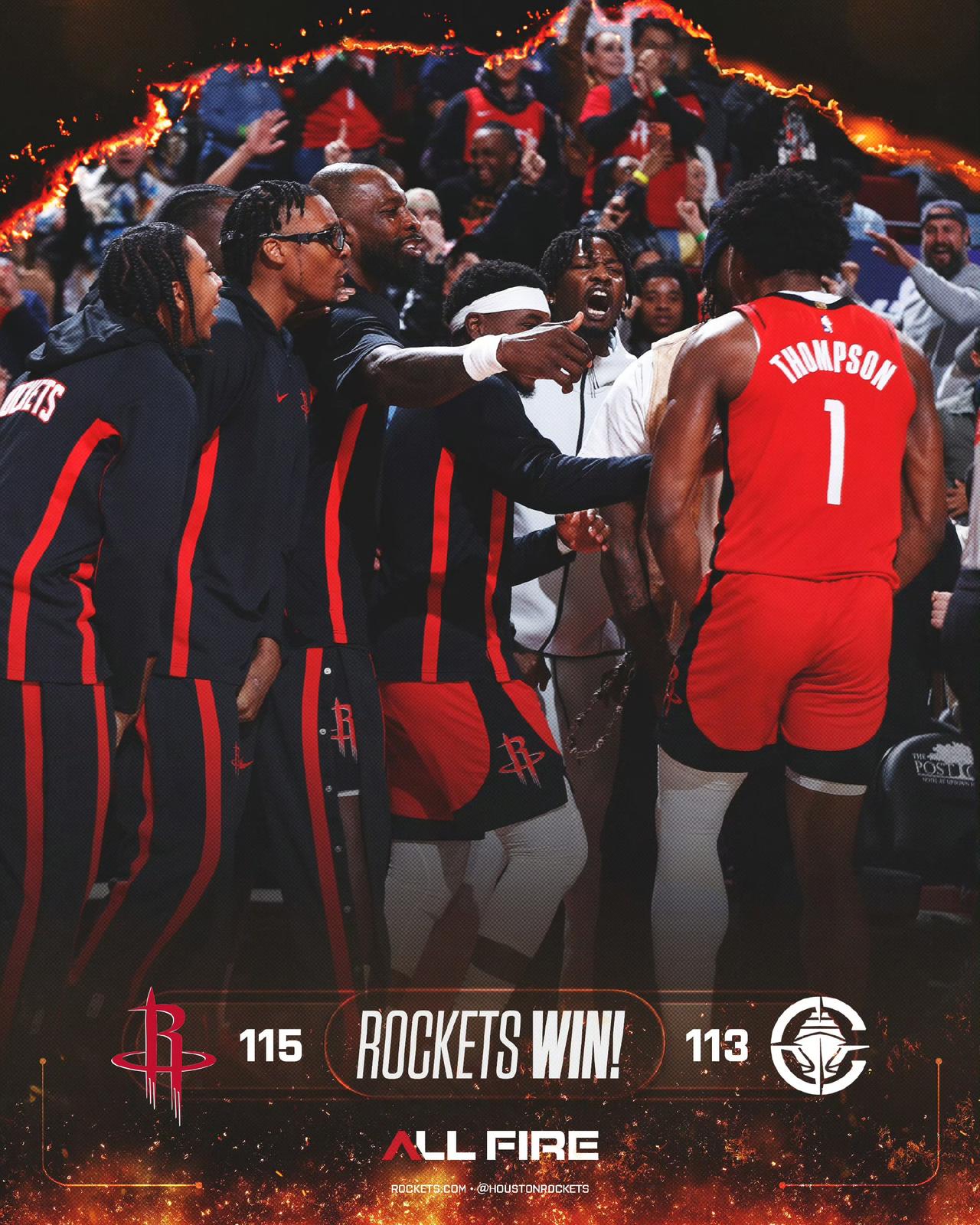 休息了五天的火箭主场115:113惊险拿下快船。
比赛过程太“精彩”了尤其结尾挺