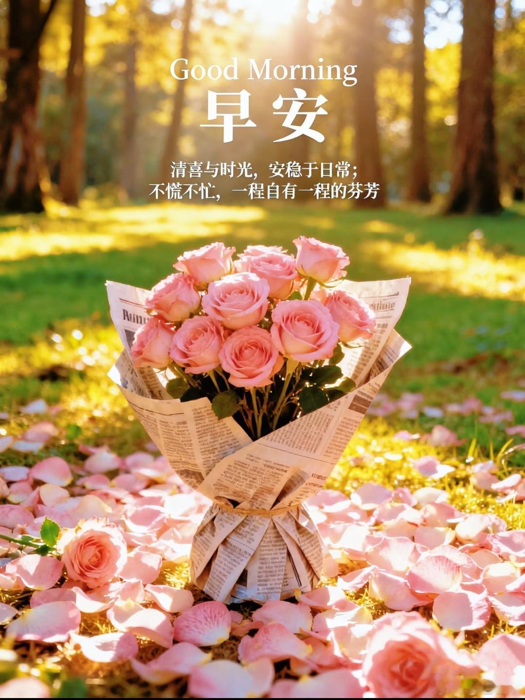 心若向阳，生活便处处是风景; 人若简单，世界便清澈如初。早安，愿你今天拥有:十分