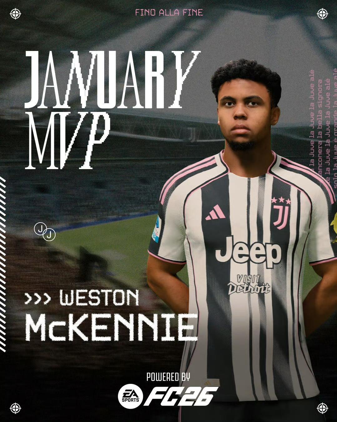 恭喜麦肯尼当选队内一月MVP👏