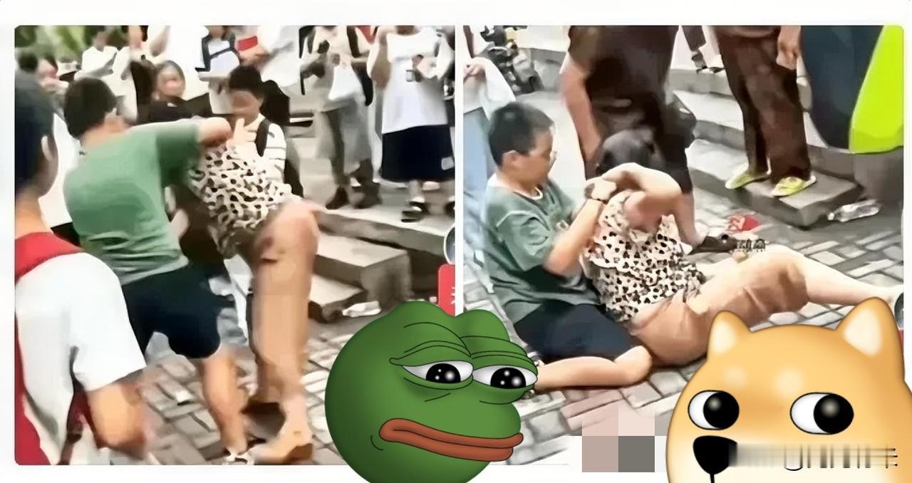 太痛心了！
校门口那一幕，真的看得人后背发凉。
一个打扮时髦的奶奶，
慌慌张张跑