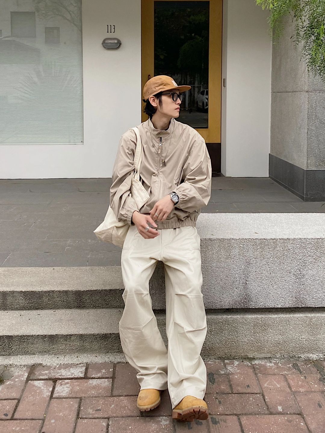 🍞暖色入春男生ootd
