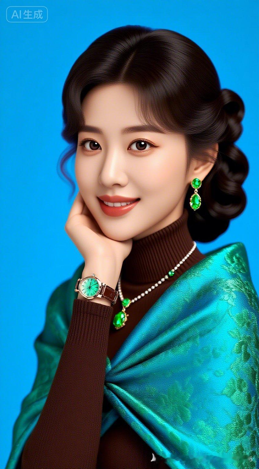 优雅气质，绿宝石闪耀，时尚穿搭指南！